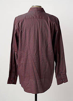 Chemise manches longues coupe droite violet BEN GREEN homme