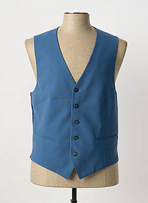 Gilet sans manche coupe cintrée bleu PIERRE CARDIN homme