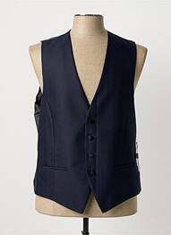 Gilet sans manche effet matière satinée bleu SARTORIA homme