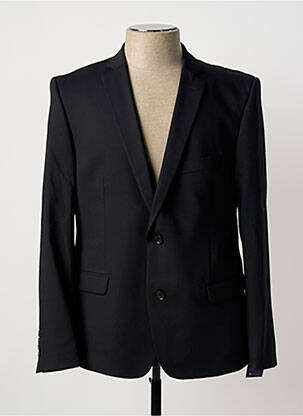 Blazer finition intérieure doublée noir LUIGI MORINI homme