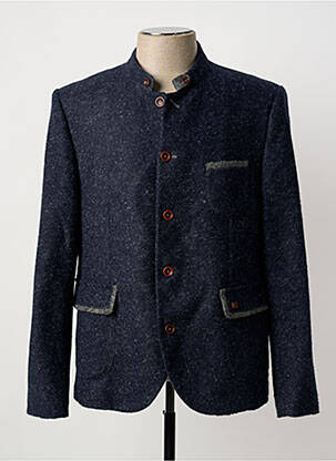 Manteau court coupe droite sans capuche bleu COUNTRY 1890 homme