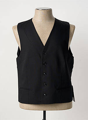 Gilet sans manche doublure noir LUIGI MORINI homme