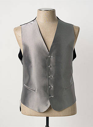 Gilet sans manche coupe cintrée gris VIRTUOSE homme