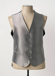 Gilet sans manche coupe cintrée gris VIRTUOSE homme