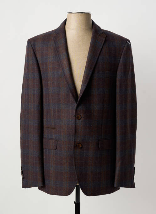 Blazer finition intérieure doublée marron LUIGI MORINI homme