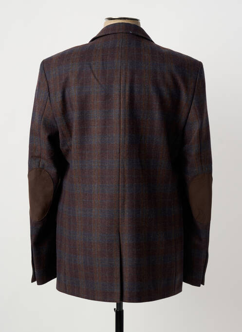 Blazer finition intérieure doublée marron LUIGI MORINI homme