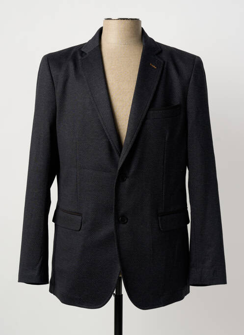 Blazer finition intérieure doublée noir LUIGI MORINI homme