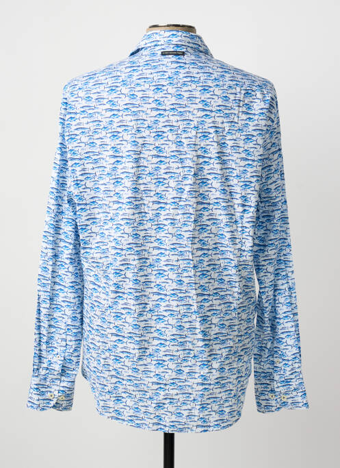 Chemise manches longues imprimé fantaisie bleu A FISH NAMED FRED homme