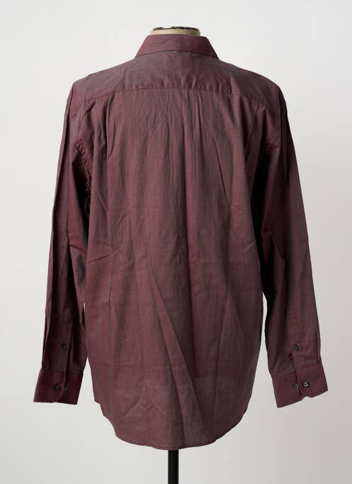 Chemise manches longues coupe droite violet BEN GREEN homme