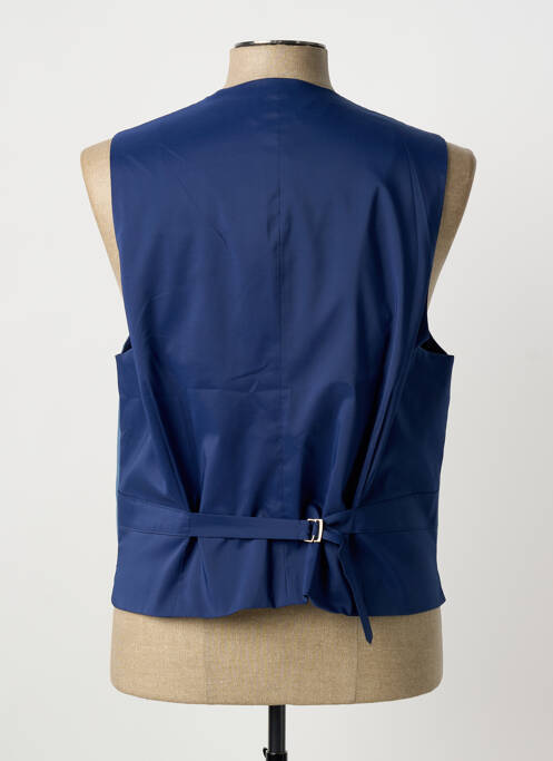 Gilet sans manche coupe cintrée bleu PIERRE CARDIN homme