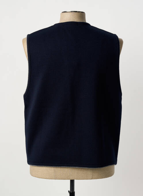 Gilet sans manche fermeture boutonnée sur le devant bleu BEST GUEST homme
