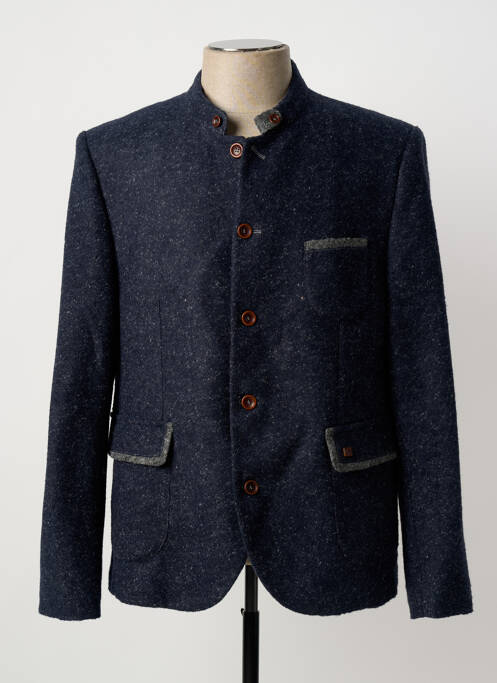 Manteau court coupe droite sans capuche bleu COUNTRY 1890 homme