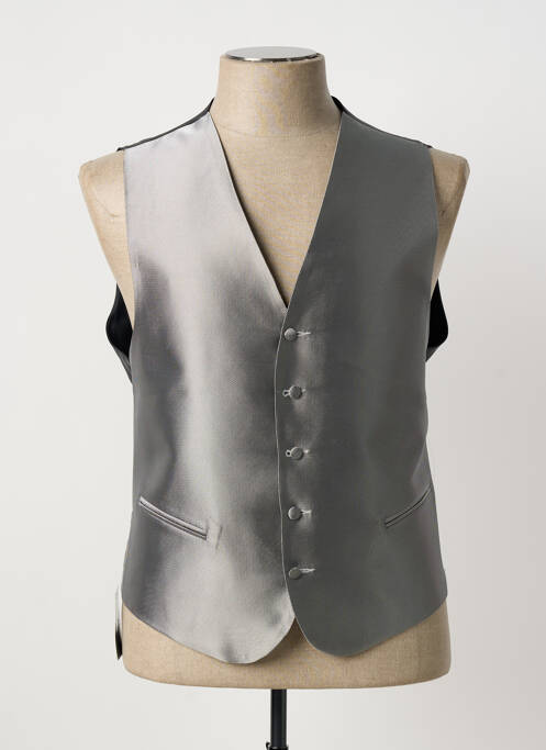 Gilet sans manche coupe cintrée gris VIRTUOSE homme