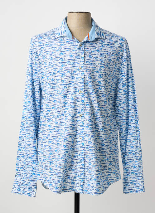 Chemise manches longues bleu A FISH NAMED FRED homme