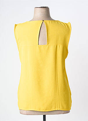 Top sans manche sans manche jaune AZAY femme