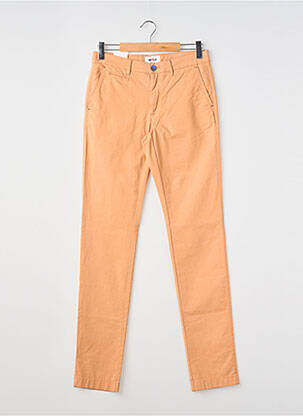 Pantalon chino stretch taille normale orange EMYLE homme