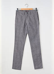 Pantalon slim stretch taille normale gris LCDN homme