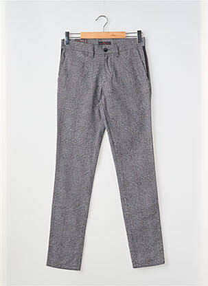 Pantalon slim stretch taille normale gris LCDN homme