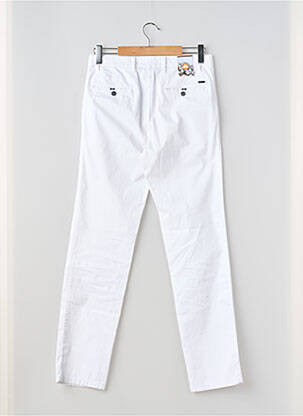 Pantalon chino stretch taille normale blanc LCDN homme