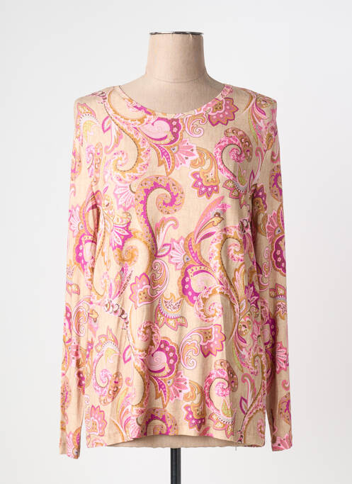 T-shirt manches longues manches longues rose HAJO femme