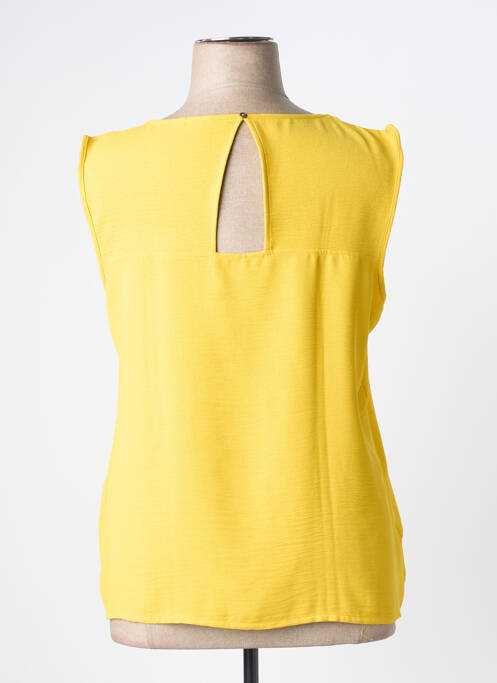 Top sans manche sans manche jaune AZAY femme