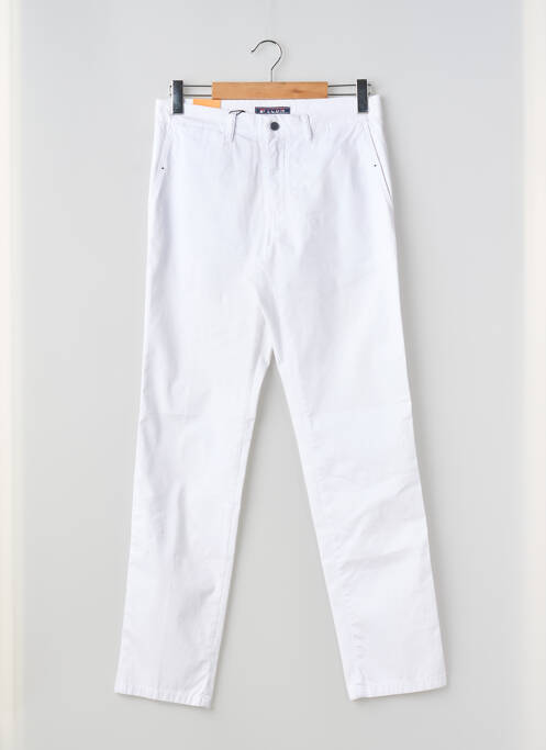Pantalon chino stretch taille normale blanc LCDN homme