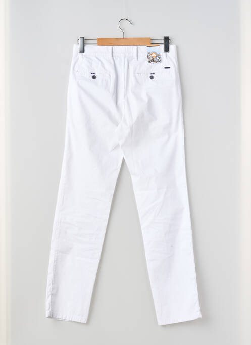 Pantalon chino stretch taille normale blanc LCDN homme