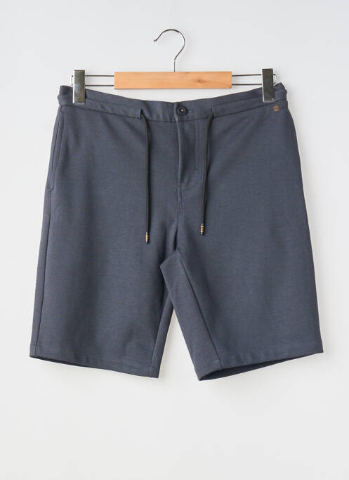 Bermuda taille élastique taille normale bleu NO EXCESS homme