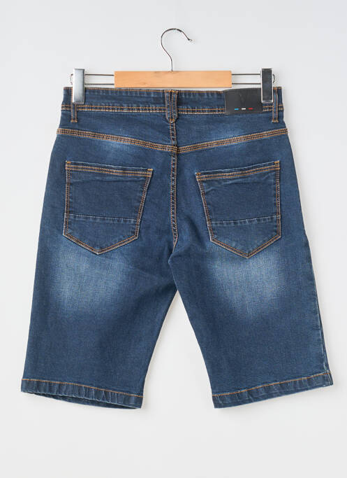 Bermuda stretch taille normale bleu VIRTUE homme