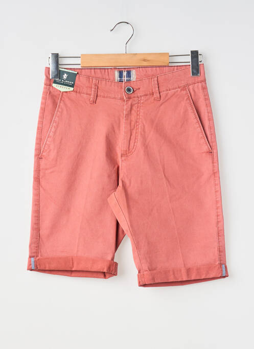 Bermuda stretch taille normale rouge SEA BARRIER homme