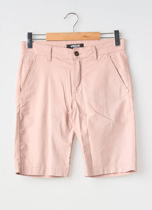 Bermuda stretch taille normale rose VIRTUE homme
