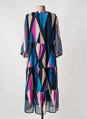 Robe longue manches longues manches longues bleu STREET ONE femme