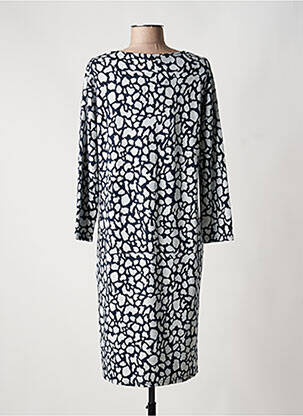 Robe mi-longue manches longues manches longues bleu STREET ONE femme