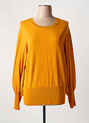 Pull stretch manches longues jaune TAIFUN femme