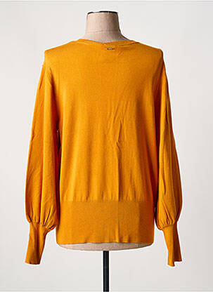 Pull stretch manches longues jaune TAIFUN femme