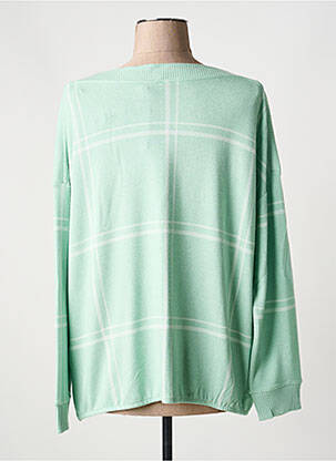 Pull col bateau manches longues vert STREET ONE femme