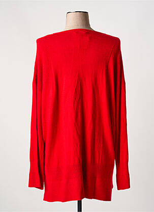 Pull coupe droite manches longues rouge ODEMAI femme