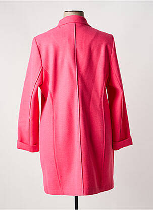 Manteau long coupe cintrée sans capuche rose STREET ONE femme