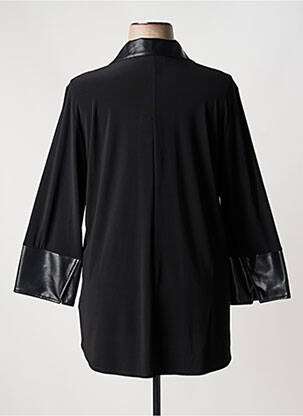 Chemisier coupe cintrée manches longues noir JOSEPH RIBKOFF femme