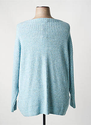 Pull tissage chiné manches longues bleu STREET ONE femme