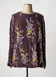Blouse imprimé fleurs manches longues violet WHITE STUFF femme