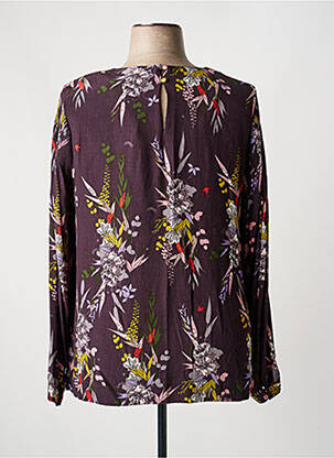 Blouse imprimé fleurs manches longues violet WHITE STUFF femme