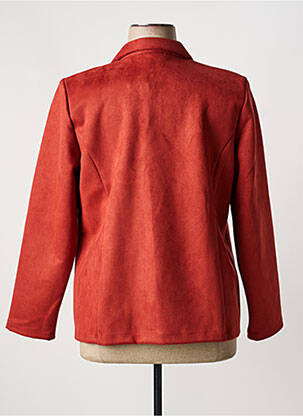 Blazer poches orange GEVANA femme