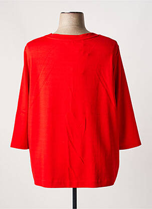 Sweat-shirt stretch manches 3/4 rouge GERRY WEBER femme