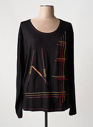 T-shirt noir GRIFFON femme