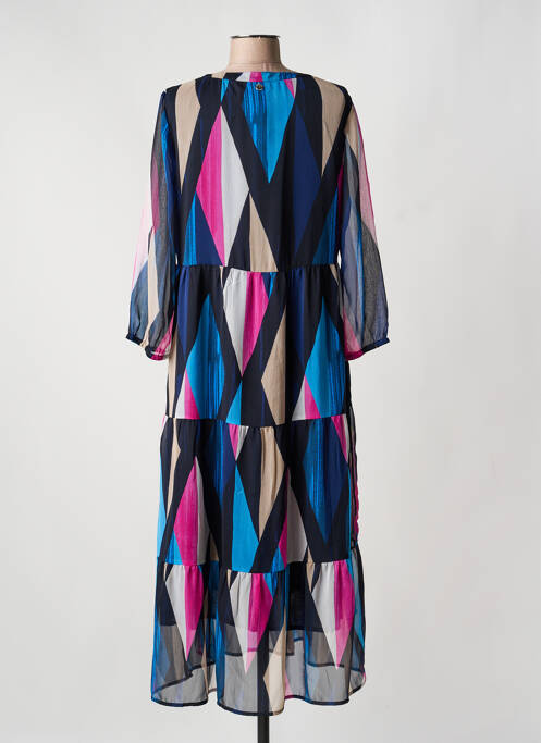 Robe longue manches longues manches longues bleu STREET ONE femme