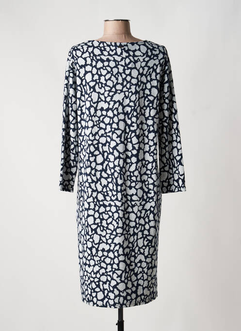 Robe mi-longue manches longues manches longues bleu STREET ONE femme