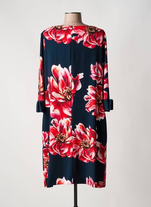 Robe courte fermeture zippée au dos manches longues noir VERA MONT femme