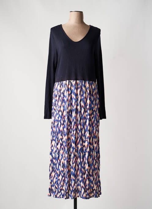 Robe longue manches longues manches longues noir STREET ONE femme