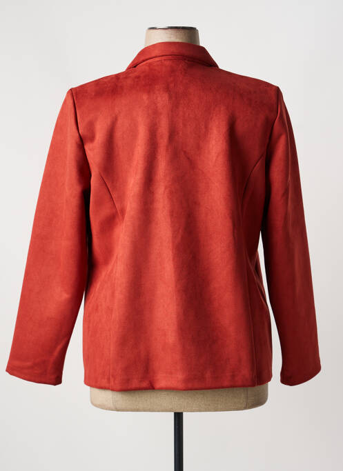 Blazer poches orange GEVANA femme